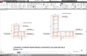 L Shaped Corner Column Reinforcement Details